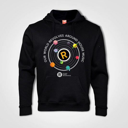 Our World Revolves Around House Music - Hoodie (Black)