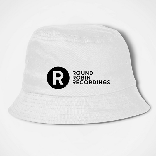 Round Robin Logo - Bucket Hat (White)