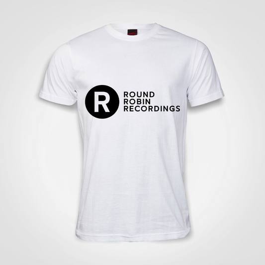 Round Robin Logo - Crew Neck T-Shirt (White)